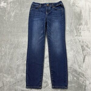 Jag Jeans Womens 8/29 Blue Valentina Skinny Stretch Dark Wash Denim Pull On Logo